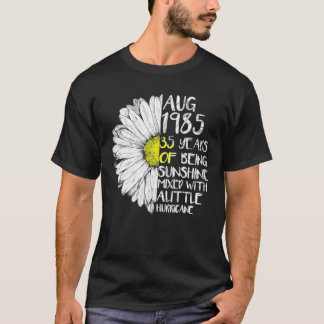 1985年威厳があるに作られた少女35thサンシャインハリケーンB Tシャツ