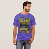 1985年生まれの38歳の誕生日おめでとう Tシャツ (正面フル)