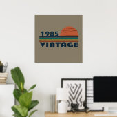 1985年生まれの40歳の誕生日プレゼント ポスター (ホームオフィス)