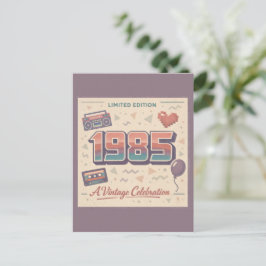 1985年生まれ ヴィンテージ | レトロ 80年代 限定版 ポストカード
