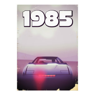 1985年製のスーパーカーポスター フォトプリント