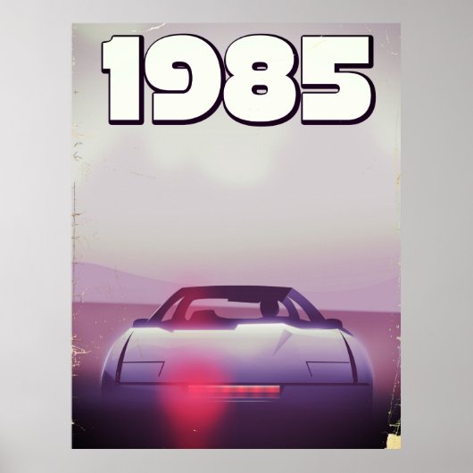 1985年製のスーパーカーポスター ポスター (正面)