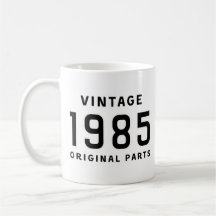 1985年製パーツそのまま ビンテージ バースデー マグカップ