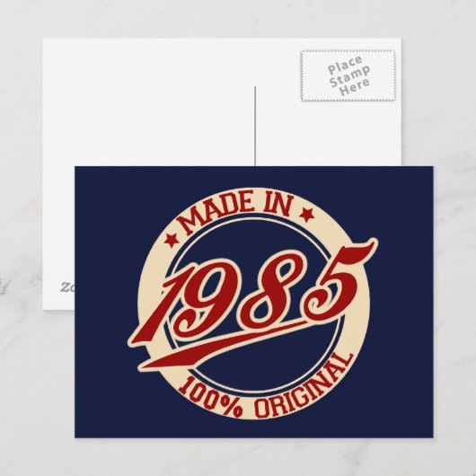 1985年製 ポストカード (正面/裏面)
