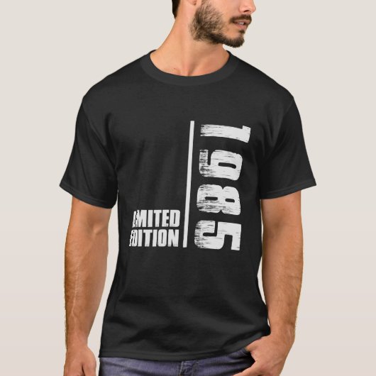 1985年限定版メンズイヤー誕生1985 Tシャツ (正面)