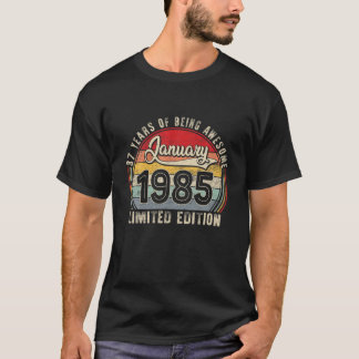 1985年1月限定版装備品レトロ37Th Bda Tシャツ