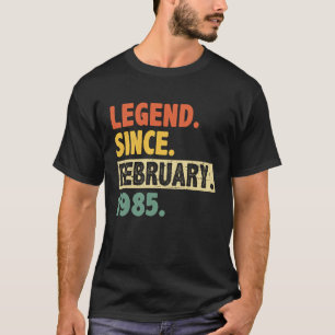 1985年2素晴らし月以来38誕生日38年 Tシャツ