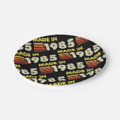 1985年40歳の誕生日 ペーパープレート (アングル)