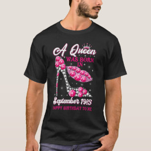 1985年9生まれ月37誕生日ウォームの女王 Tシャツ