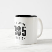 1985年 クラシックな誕生年 ツートーンマグカップ (正面右)