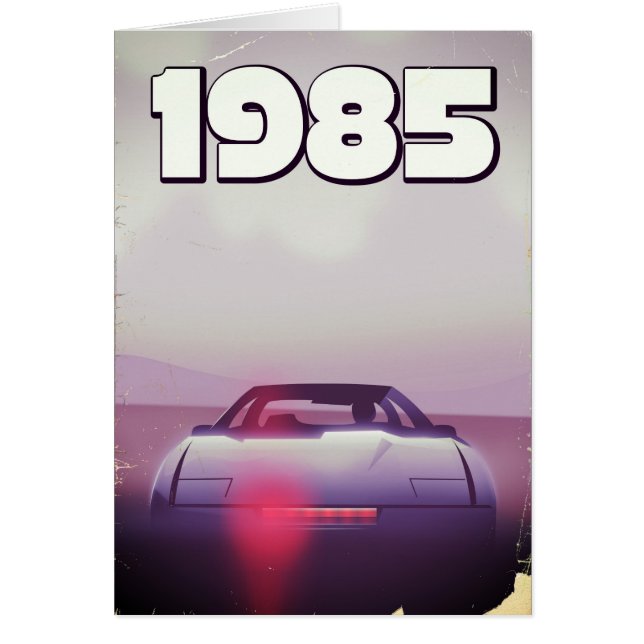 1985年 ビンテージ スーパーカー ポスター (正面)