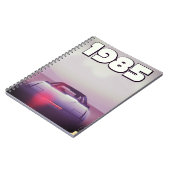 1985年 ビンテージ スーパーカー ポスター ノートブック (左側)