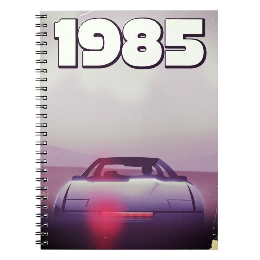1985年 ビンテージ スーパーカー ポスター ノートブック (正面)