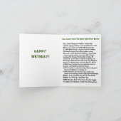 1985生まれ年に誕生日おもしろい事実と共に カード (内部)