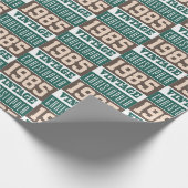 1985生まれ年のラップ紙 ラッピングペーパー (角)