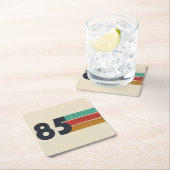 1985生まれ年ヴィンテージ40歳の誕生日ギフト スクエアペーパーコースター (インサイチュ)