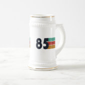 1985生まれ年ヴィンテージ40歳の誕生日ギフト ビールジョッキ (正面右)