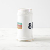 1985生まれ年ヴィンテージ40歳の誕生日ギフト ビールジョッキ (中央)