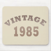 1985生まれ年ヴィンテージ40歳の誕生日ギフト マウスパッド (正面)