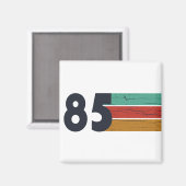 1985生まれ年ヴィンテージ40歳の誕生日ギフト マグネット (正面/裏面)