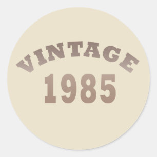 1985生まれ年ヴィンテージ40歳の誕生日ギフト ラウンドシール