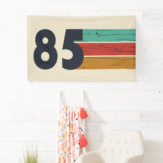 1985生まれ年ヴィンテージ40歳の誕生日ギフト 横断幕 (インサイチュ)