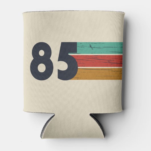 1985生まれ年ヴィンテージ40歳の誕生日ギフト 缶クーラー (正面)