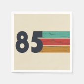 1985生まれ年ヴィンテージ40歳の誕生日パーティー スタンダードカクテルナプキン (正面)