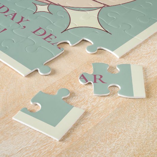 1985生まれ年40歳の誕生日ギフトゲームのヴィンテージ ジグソーパズル (側面)