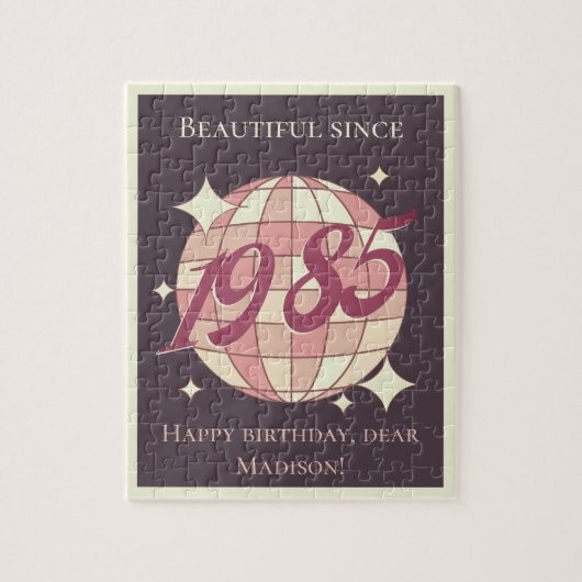 1985生まれ年40歳39歳のヴィンテージ ジグソーパズル (縦)