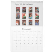 1985第20同窓会のクラス カレンダー (2月 2027)