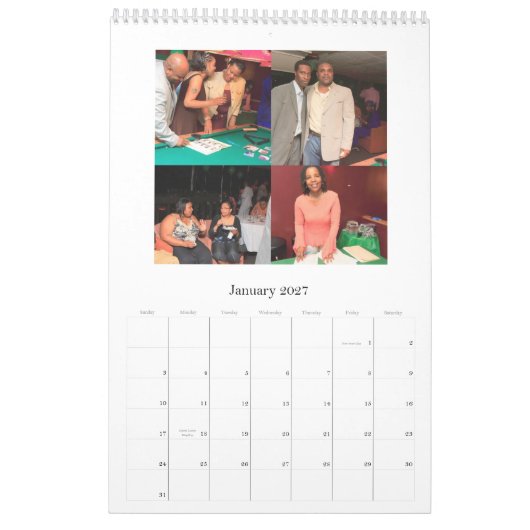 1985第20同窓会のクラス カレンダー (1月 2027)