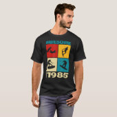 1985素晴らし年以来ウェイクボードライフスタイル1 Tシャツ (正面フル)
