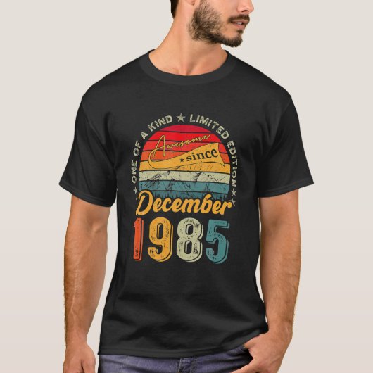 1985素晴らし年12月37日以来 Tシャツ (正面)