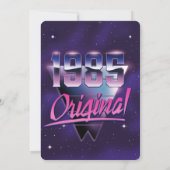 1985 オリジナル サンキューカード (裏面)