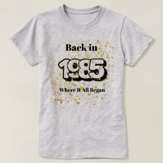 1985 ゴールド スプラッシュ Tシャツ