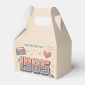 1985 ビンテージ 誕生日 パーティー 記念品 ボックス - レトロ (正面サイド)