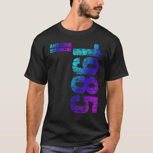 1985 素晴らし年38日誕生日1985生まれ年以降 Tシャツ (正面)