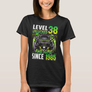 1985 38誕生日以素晴らし降のレベル38のロック解除 Tシャツ