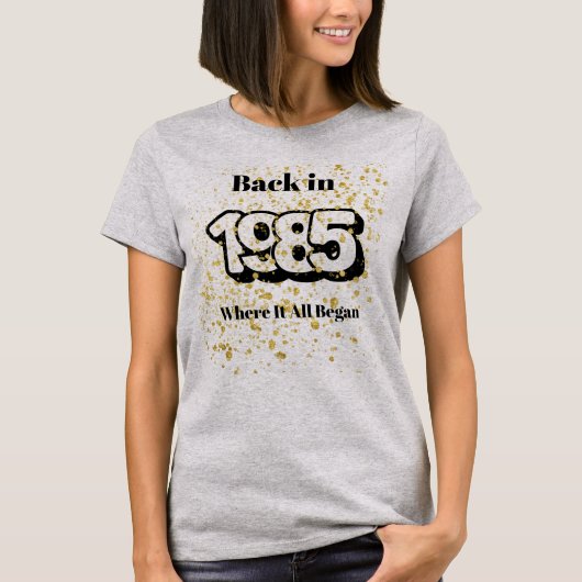 1985 Gold Splash T-Shirt Tシャツ (正面)