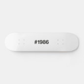 1986ハッシュタグ39誕生日記念日 スケートボード (横)
