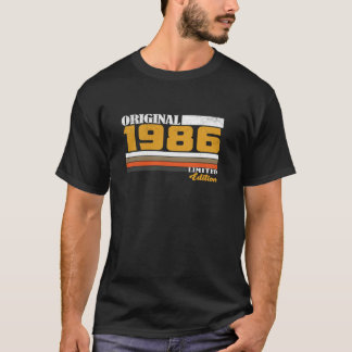 1986ヴィンテージ誕生日レトロ38誕生日 Tシャツ