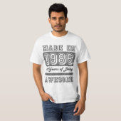 1986年に作られる Tシャツ (正面フル)