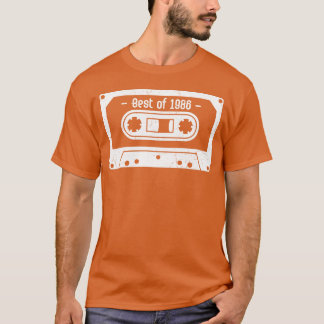1986年のベスト・カセットテープ 90年代の懐かしさギフト フレン Tシャツ