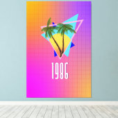 1986年の熱帯パラダイス キャンバスプリント (インサイチュ (ウッドフロア))