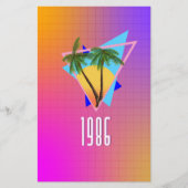 1986年の熱帯パラダイス 便箋 (正面)