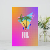 1986年の熱帯パラダイス 便箋 (スタンド正面)