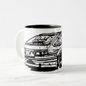 1986年の花冠 ツートーンマグカップ (正面左)