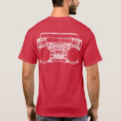 1986年のBoombox Tシャツ (裏面)