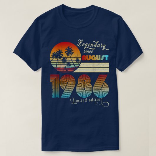 1986年バレ威厳があるト以来36歳 Tシャツ (デザイン正面)